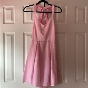 Peach Love California seersucker sundress